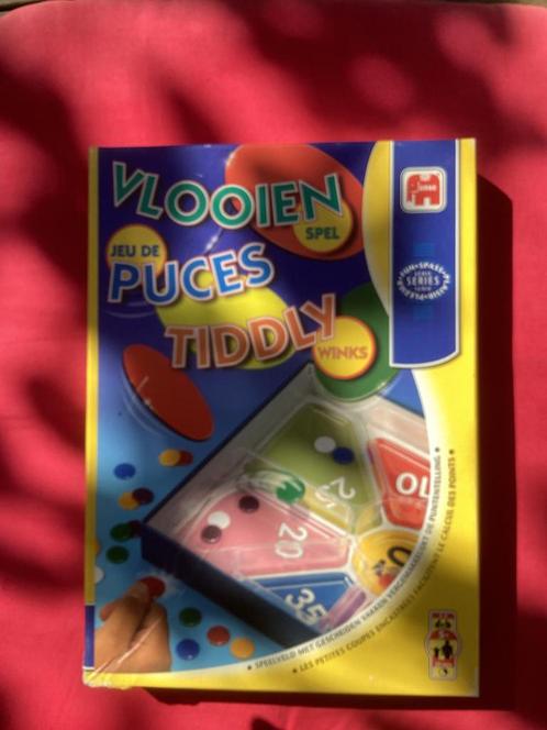 Vlooienspel, Hobby en Vrije tijd, Gezelschapsspellen | Overige, Zo goed als nieuw, Een of twee spelers, Drie of vier spelers, Ophalen of Verzenden