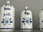 5 leuke Ouderwetse Voorraadpotten Delfts Blauw, Antiek en Kunst, Ophalen of Verzenden