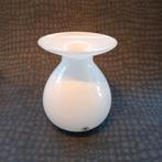 IKEA Pia Amsell & Barbro Wessel vaas, Wit, Ophalen of Verzenden, Minder dan 50 cm, Glas