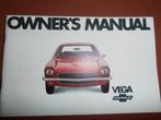 Chevrolet  VEGA  instruktiboekje, Ophalen of Verzenden