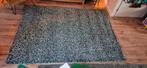Hoogpolig vloerkleed blauw/wit 240 x 170, Gebruikt, Blauw, 150 tot 200 cm, 200 cm of meer