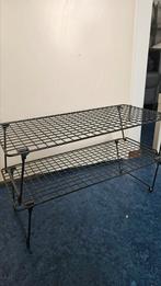 IKEA Grejig Schoenenrek Metal Donker 2pcs, Ophalen of Verzenden, Zo goed als nieuw