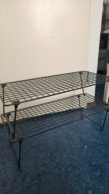 IKEA Grejig Schoenenrek Metal Donker 2pcs beschikbaar voor biedingen