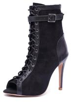 Suède Dansschoenen van Joheela, maat 38, Ophalen, Zwart, Dansschoenen, Zo goed als nieuw