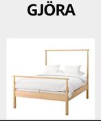 Ikea Gjora bed 140x200 met lattenbodem en matras, Ophalen, Overige kleuren, Tweepersoons, 140 cm