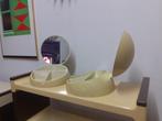 spiegel make-up houder Gedy jaren 70 space age design retro, Gedy, Gebruikt, Rond, ?