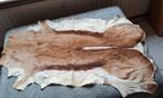 Vintage dierenhuid / vacht, Huis en Inrichting, Gebruikt, 100 tot 150 cm, Vintage, Bruin