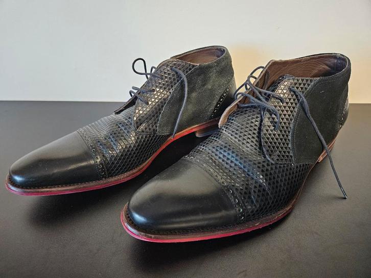 Floris van Bommel halfhoge zwarte herenschoen zgan, Kleding | Heren, Schoenen, Gedragen, Veterschoenen, Zwart, Ophalen of Verzenden