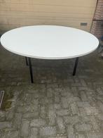 Mooie ronde klaptafel 160 cm, Ophalen, Gebruikt, 150 tot 200 cm
