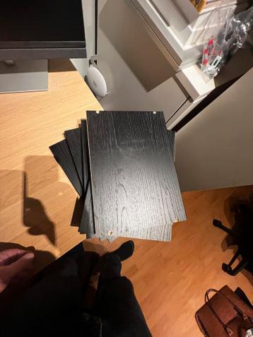 IKEA Billy Plankjes Zwart 28x40 - 5 stuks - afbeelding 1