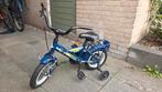 Loekie 12 inch Aviator kinderfiets met zijwieltjes, Ophalen, Gebruikt
