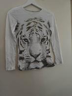 Longsleeve C&A met tijger, Gebruikt, C&A, Meisje, Ophalen of Verzenden