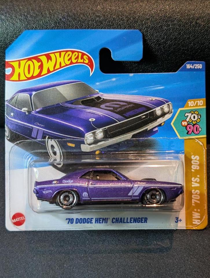 Hot Wheels '70 Dodge Hemi Challenger, Hobby en Vrije tijd, Modelauto's | Overige schalen, Nieuw, Auto, Ophalen of Verzenden