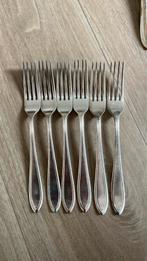 Verzilverde dinervorken Keltum P2, Ophalen of Verzenden, Zo goed als nieuw, Zilver