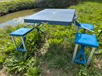 Leuke inklapbare picknicktafel!, Tuin en Terras, Picknicktafels, Vierkant, Aluminium, Ophalen of Verzenden, Zo goed als nieuw