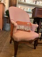 Antiek frans dames fauteuil, nieuw gestoffeerd, stoeltje, Ophalen, Hoofdstraat 15, Nieuw, Info@ilfienile.nl