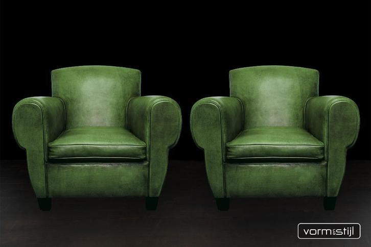 Exclusieve Art Deco fauteuil(s), Huis en Inrichting, Fauteuils, Nieuw, Leer, 75 tot 100 cm, 75 tot 100 cm, Ophalen