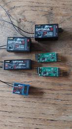 4x Hitec 2.4ghz AFHSS, Optima 9, 7 en Minima 6 ontvangers, Ophalen of Verzenden, Gebruikt