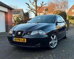 Seat Ibiza FR 1.8 20VT 3DRS 2004 Zwart, Auto's, Seat, Zwart, 4 cilinders, Origineel Nederlands, Handgeschakeld