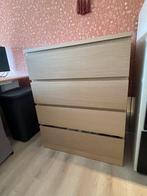 Ikea malm Ladekast met 4 lades grenen, 100 tot 150 cm, Zo goed als nieuw, Met lade(s), 25 tot 50 cm