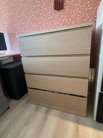 Ikea malm Ladekast met 4 lades grenen beschikbaar voor biedingen
