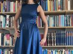 Lady Vintage Galajurk van Blauw Satijn, Maat S/36, Lady Vintage, Blauw, Nieuw, Cocktailjurk