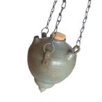 Vintage keramische olielamp, Gebruikt, -, -, Ophalen of Verzenden