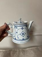 Vintage Theepot Blauw Wit Decor, Antiek en Kunst, Ophalen of Verzenden