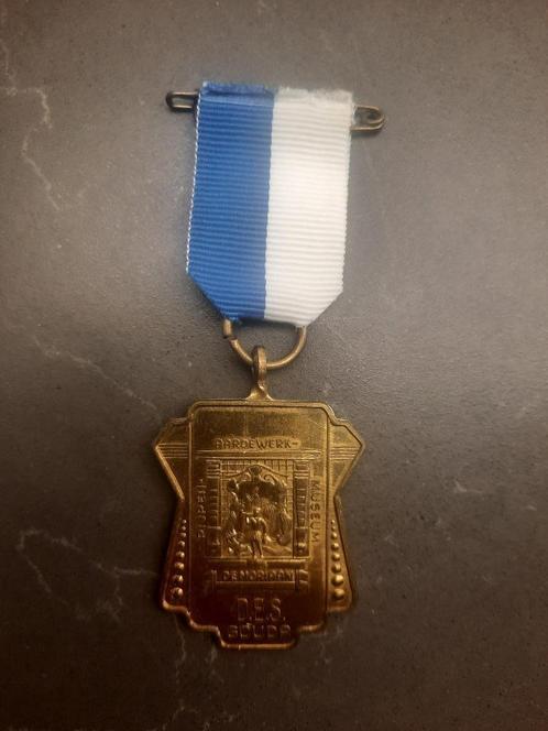 Medaille De Moriaan D.E.S. Gouda, Postzegels en Munten, Penningen en Medailles, Overige materialen, Ophalen of Verzenden