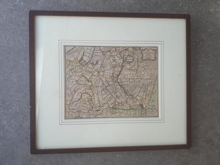 Antieke prent Maarschalksampt Nederkwartier 1780 H. de Leth, Antiek en Kunst, Kunst | Schilderijen | Modern, Ophalen of Verzenden