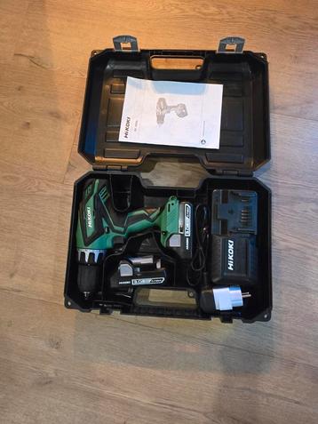 Hikoki Hitachi 18V 2 x accu Schroever klop boormachine met  beschikbaar voor biedingen