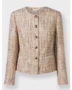 Dames rok en blazer set. Champagne/Zand gedessineerd, Ophalen of Verzenden