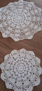 Gehaakte kleedjes, rond, Antiek en Kunst, Antiek | Kleden en Textiel, Ophalen of Verzenden