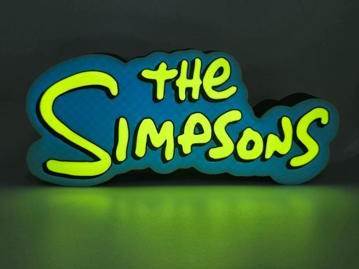 The Simpsons lichtbox, Verzamelen, Film en Tv, Nieuw, Tv, Gebruiksvoorwerp, Ophalen of Verzenden
