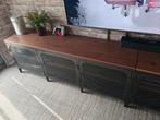 Ikea fjallbo 2x industriële tv meubel in nieuw staat, Ophalen, 150 tot 200 cm, Zo goed als nieuw, Industrieel