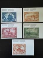 5 ansichtkaarten 1982: thema Canada 1851-1935, Ophalen of Verzenden, 1980 tot heden, Ongelopen, Ambachten of Beroep