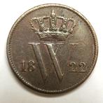Cent 1822 Utrecht. Zfr+., Ophalen of Verzenden, Koning Willem I, 1 cent, Losse munt