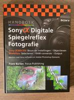 F. Barten - Sony Alpha digitale spiegelreflex fotografie, Boeken, F. Barten, Ophalen of Verzenden