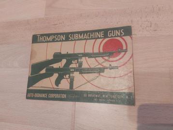 Originele Thompson SMG manual Auto-Ordnance 1940 beschikbaar voor biedingen