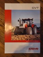 Tractor folder Steyr CVT, Boeken, Ophalen of Verzenden, Zo goed als nieuw, Folder