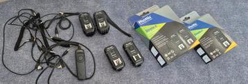 Phottix voor nikon 1 transmitter en 3 receivers beschikbaar voor biedingen
