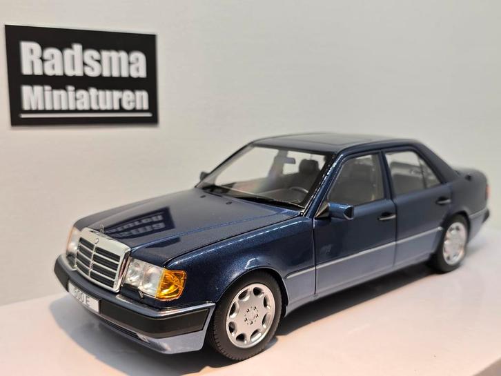 Mercedes-Benz 500E W124 - Nautical Blue - 1:18 Norev, Hobby en Vrije tijd, Modelauto's | 1:18, Nieuw, Auto, Norev, Ophalen of Verzenden