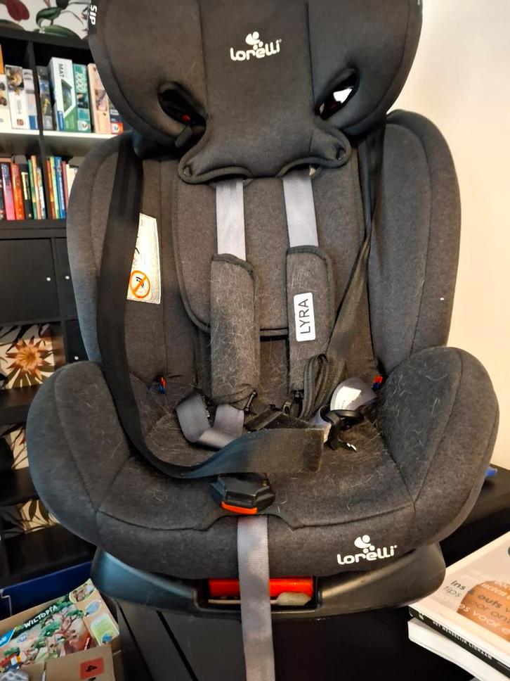 Lorelli Lyra Autostoel - Gebruikt, Kinderen en Baby's, Autostoeltjes, Gebruikt, Overige merken, 9 t/m 36 kg, Autogordel, Verstelbare rugleuning