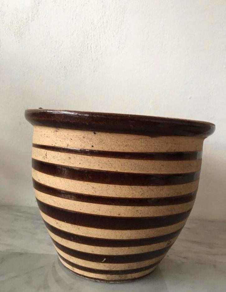 Prachtige Terracotta bloempotten jaren 70 Vintage kwaliteit, Tuin en Terras, Bloempotten, Zo goed als nieuw, Terracotta, Binnen