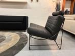 Nieuw Leolux Volare Fauteuil zwart leer Design stoel, Leolux, Nieuw, Ophalen of Verzenden, Leer