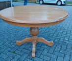 Uitschuifbare ronde eettafel, Ophalen, Gebruikt, Klassiek, Eikenhout