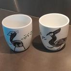 2 bekertjes Reinaerde Derk Wessels, Overige typen, Ophalen of Verzenden, Zo goed als nieuw, Overige stijlen