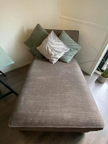 Bruine Loungebank - Katoen/Polyester - Wasbare Kussens