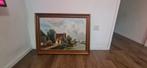 Schilderij met Hollands Landschap 81x60, Antiek en Kunst, Ophalen of Verzenden