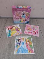 3x Disney Prinsessen puzzel 25, 36 & 49 stukjes - Ravensburg, Ophalen of Verzenden, 10 tot 50 stukjes, Gebruikt, 4 tot 6 jaar